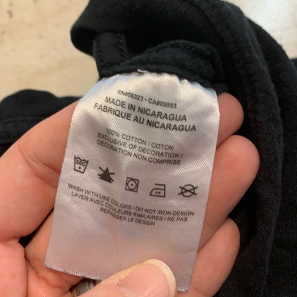 The Nike Tee | Black T-Shirt with White Logo Swoosh | 100% Cotton Size Large - Picture 5 of 7